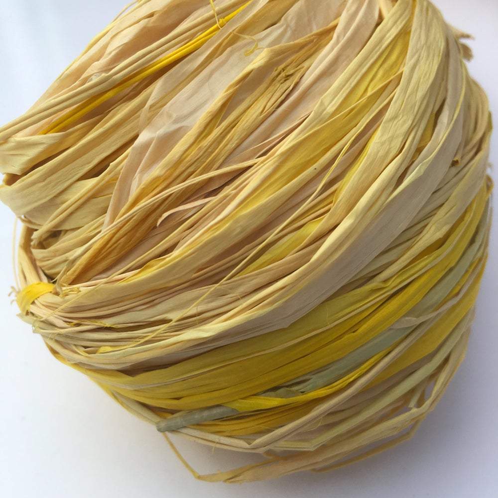 Yellow raffia clearance